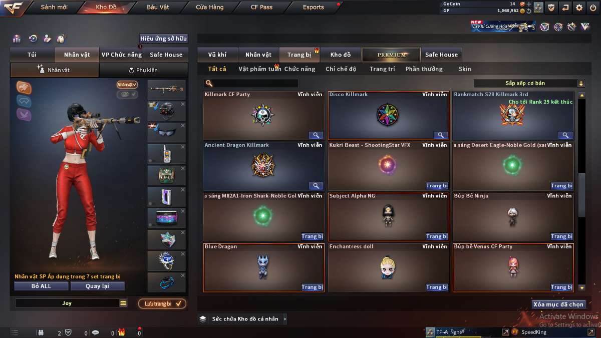 shop acc cf uy tin gia re